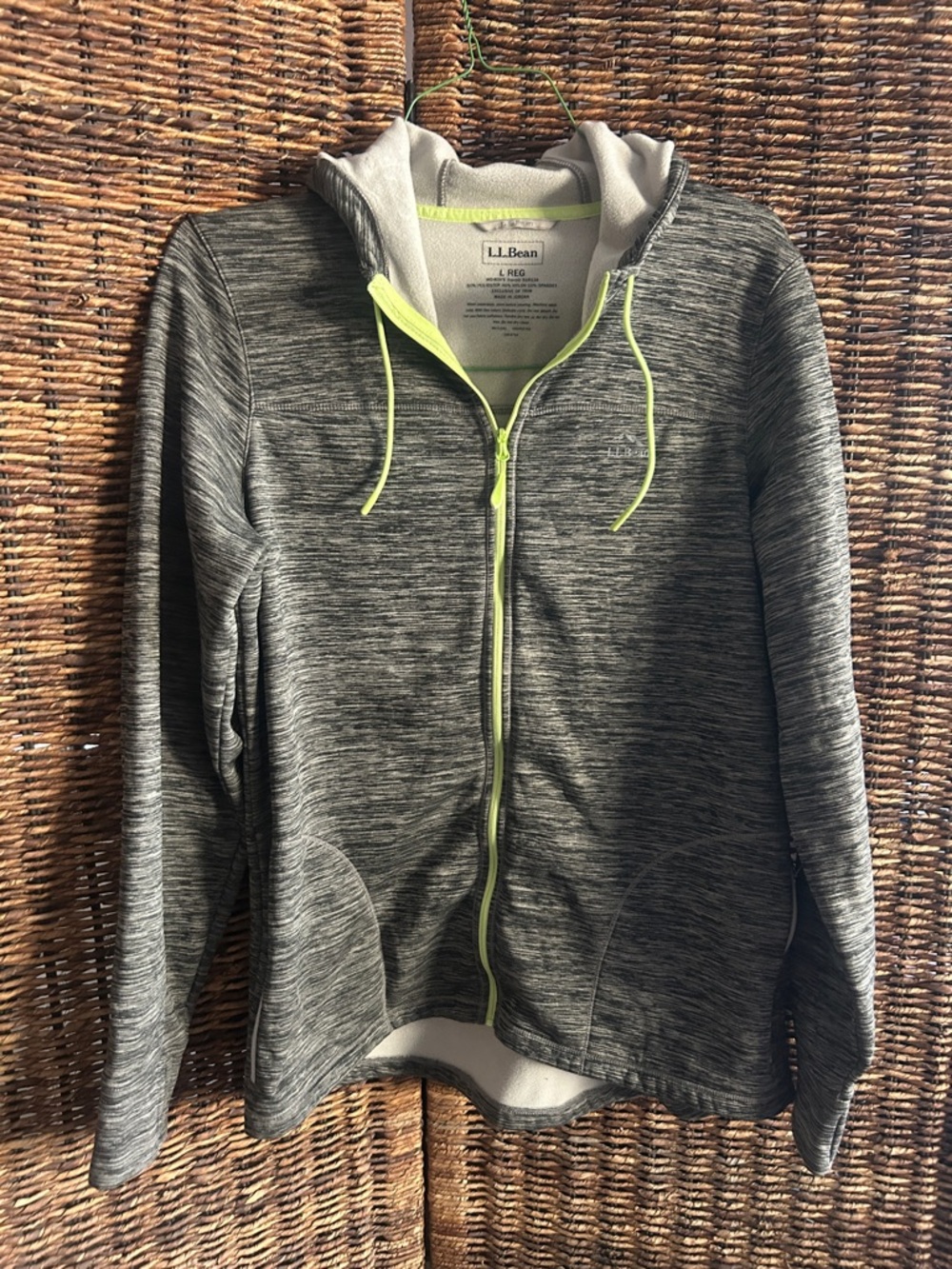 L.L. Bean women’s zip up hoodie, size L